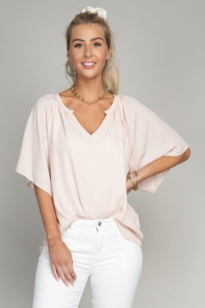 Blouse Notched Neck