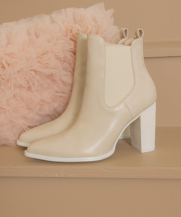 Boots Stacked Heel