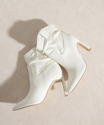 Booties Slim Heel Western Style