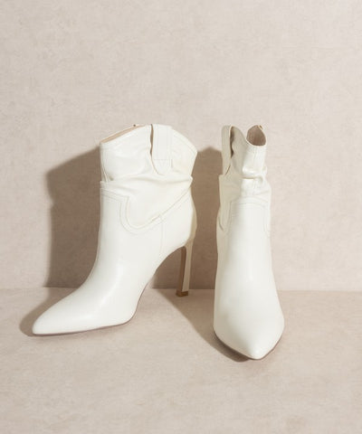 Booties Slim Heel Western Style