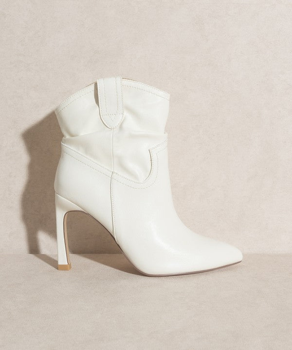 Booties Slim Heel Western Style