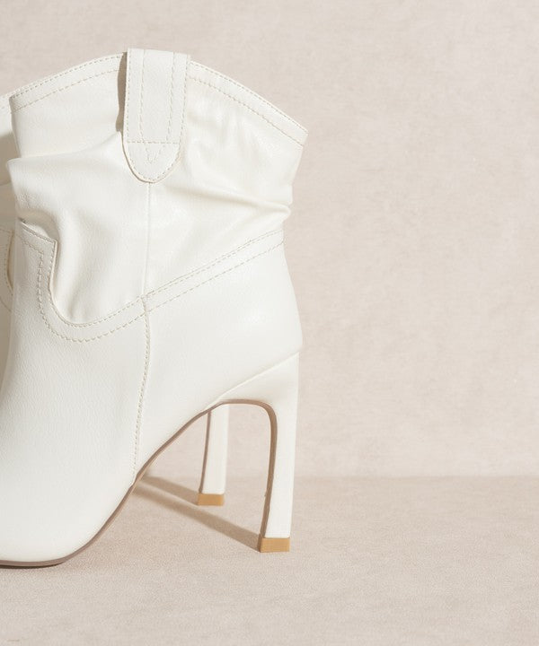 Booties Slim Heel Western Style