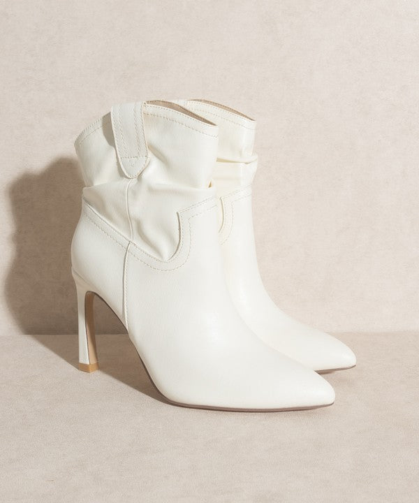 Booties Slim Heel Western Style