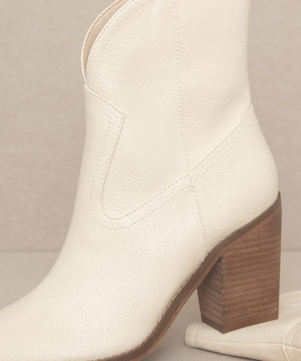 Booties Two Panel Western Style