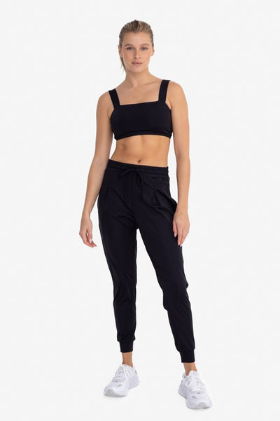 Joggers Side Pockets Pleated Front