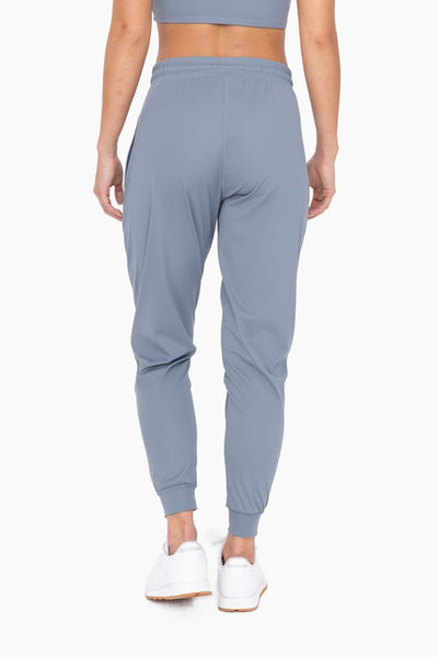 Joggers Side Pockets Pleated Front