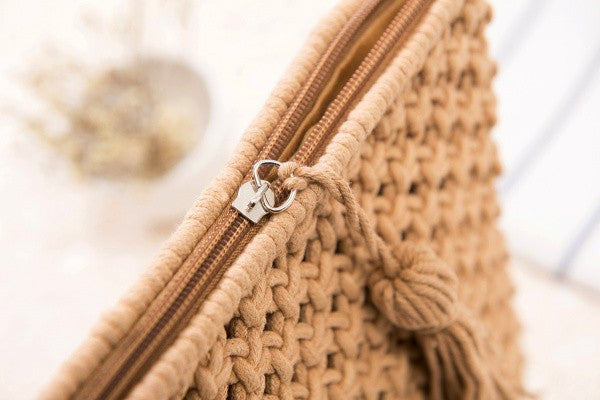 Handbag Macrame Crossbody Bag