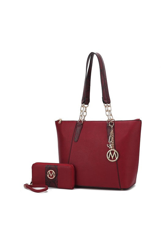 Handbag Tote Bag With Wristlet Wallet