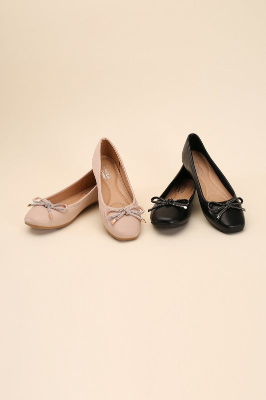 Flats Slip-On Bow Ballet