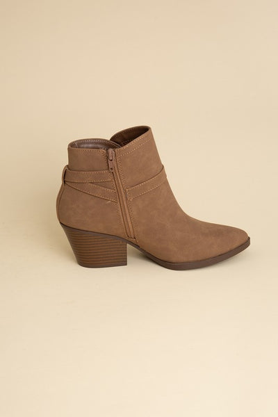 Boots Ankle Buckle Modern Chic Style