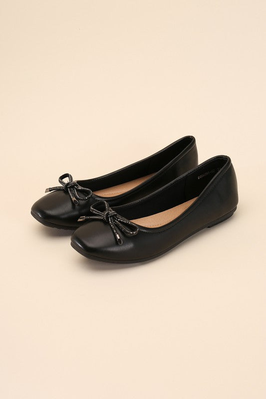 Flats Slip-On Bow Ballet