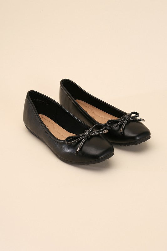 Flats Slip-On Bow Ballet